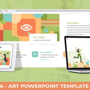 Abstract Report PowerPoint Templates 187758