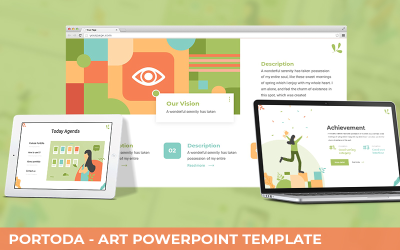 Portoda - Art Powerpoint Template