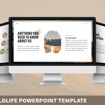 Grizzly Brown PowerPoint Templates 187763