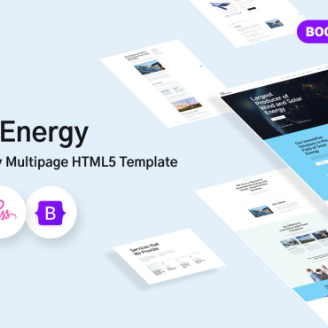 System Photovoltaic Responsive Website Templates 187852