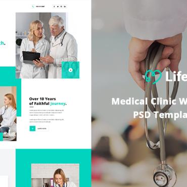 Clinic Website PSD Templates 187900