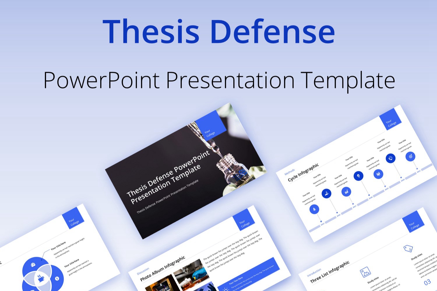 Thesis Defense PowerPoint Presentation Template