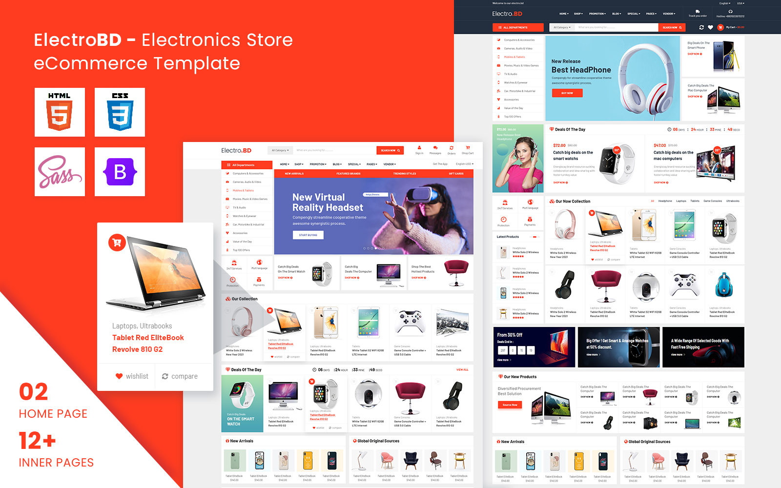 ElectroBD - Electronics eCommerce HTML Template
