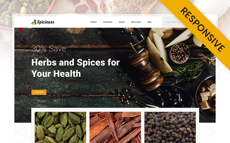 Spiciness - Spice Food Store Opencart Template