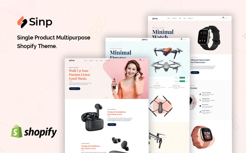 Sinp - Single Product Multipurpose Shopify Theme
