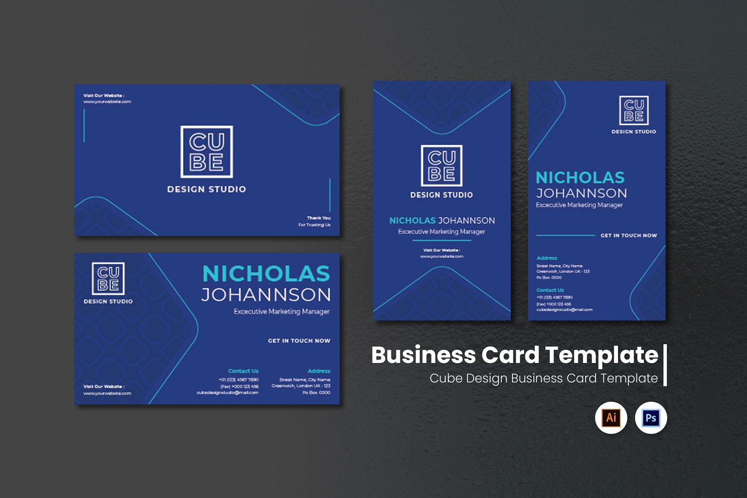 Cube Design Business Card