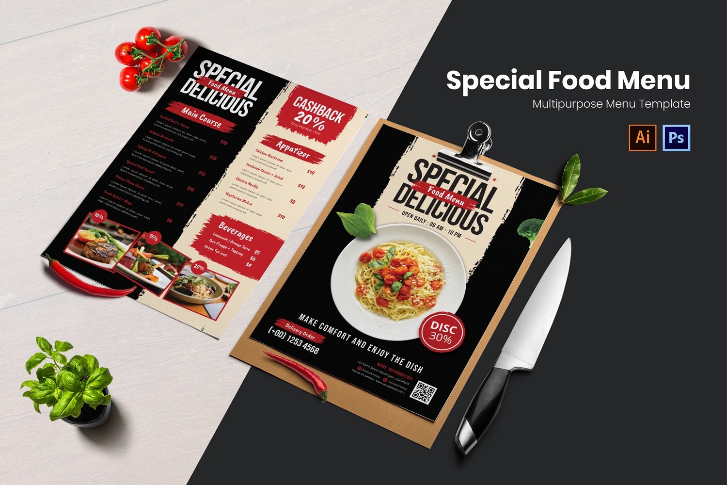 Special Delicious Food Menu