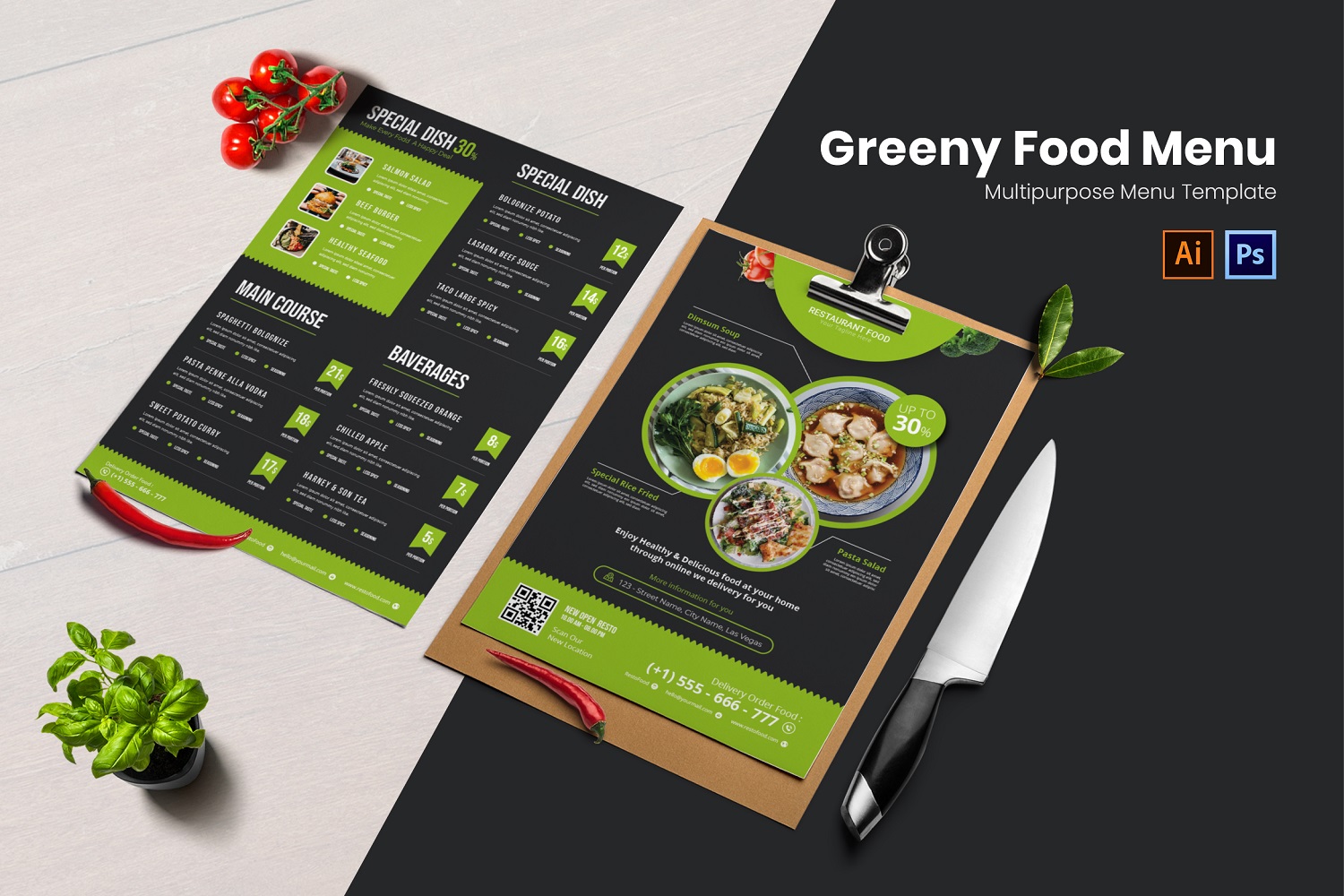 Greeny Restaurant Food Menu