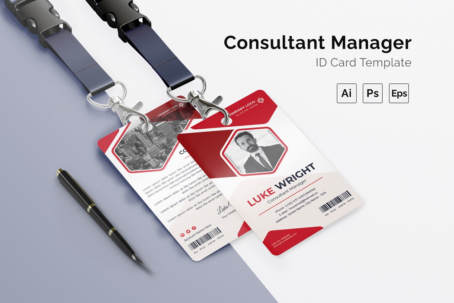 Consultant Manager Id Card