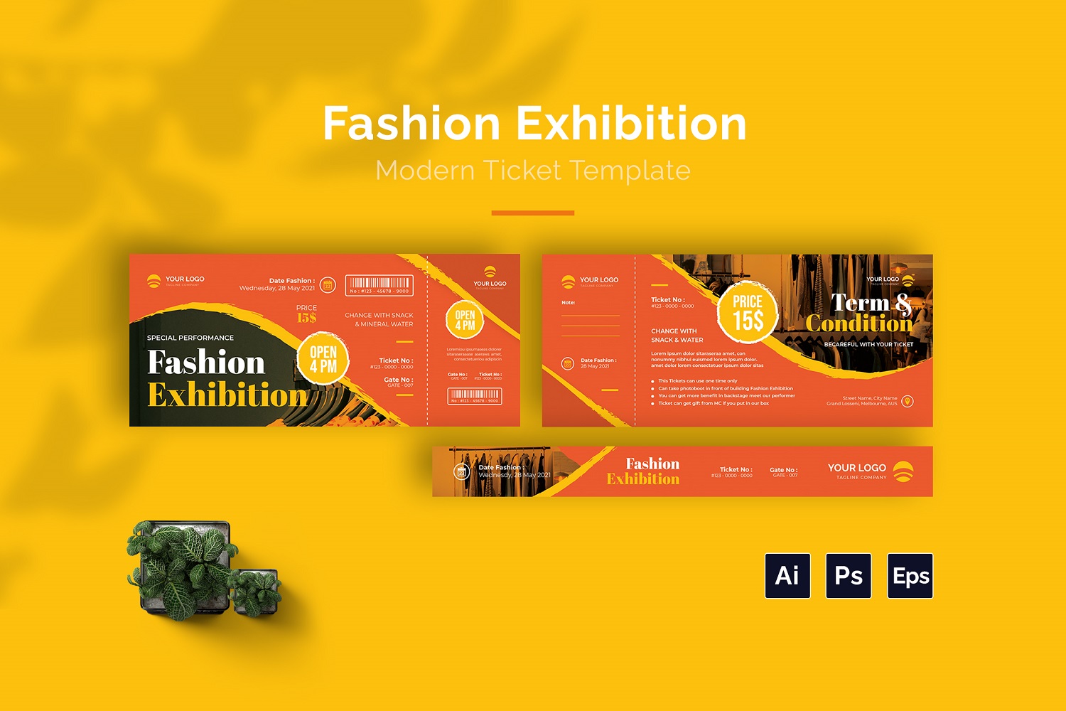 Fashion Exhibition Ticket