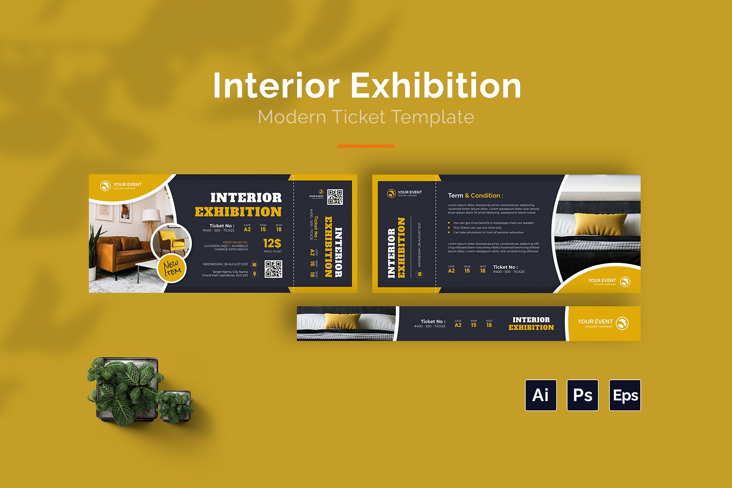 Interior Exhibition Ticket