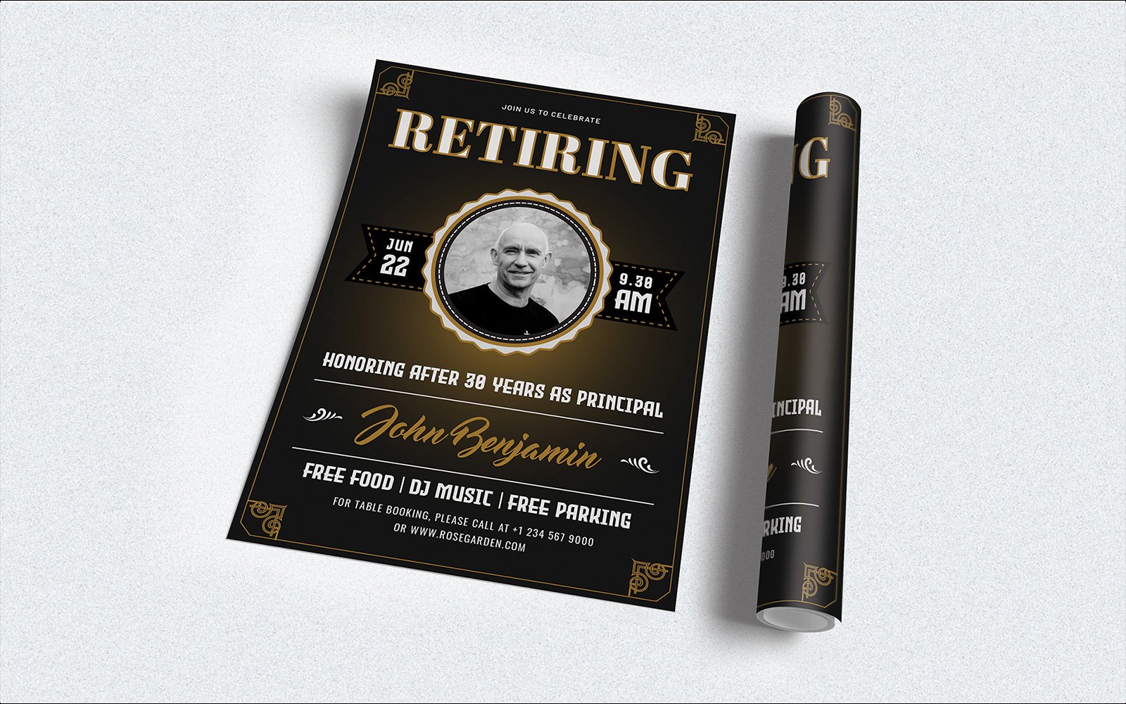 Creative Retirement Invitation