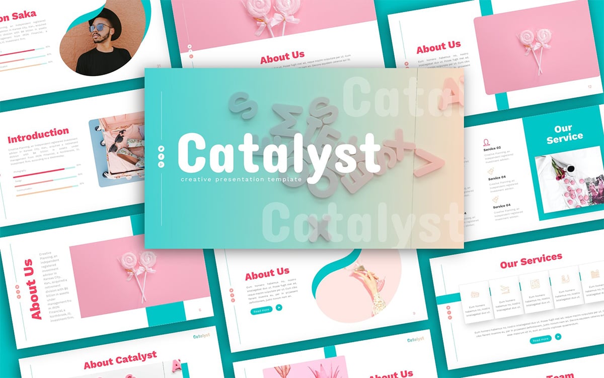 Catalyst Creative Presentation PowerPoint Template