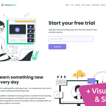 Online Class Landing Page Templates 188313