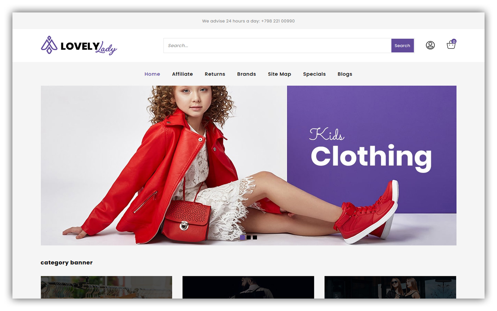 Lovelylady - Fashion Store Opencart Theme