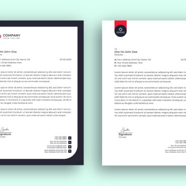 Corporate Letter Corporate Identity 188553