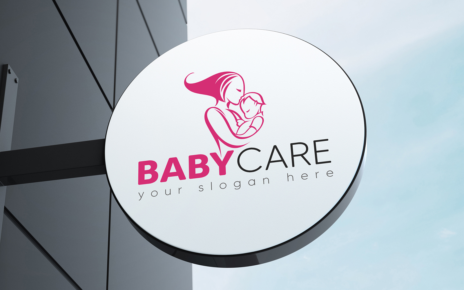 Baby Care Logo Design Template