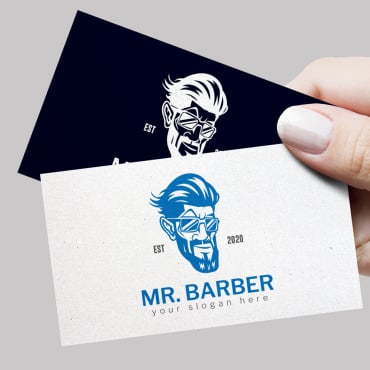 Cutting Barber Logo Templates 188624