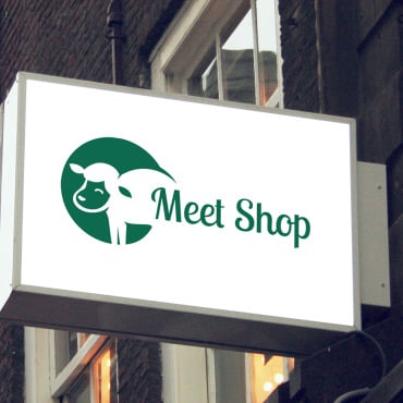 Shop Meet Logo Templates 188646