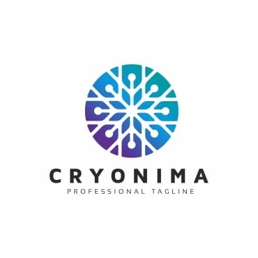 Coolinglogosnowsnow Removalsnowflaketechtechnologywinter Logo Templates 188695