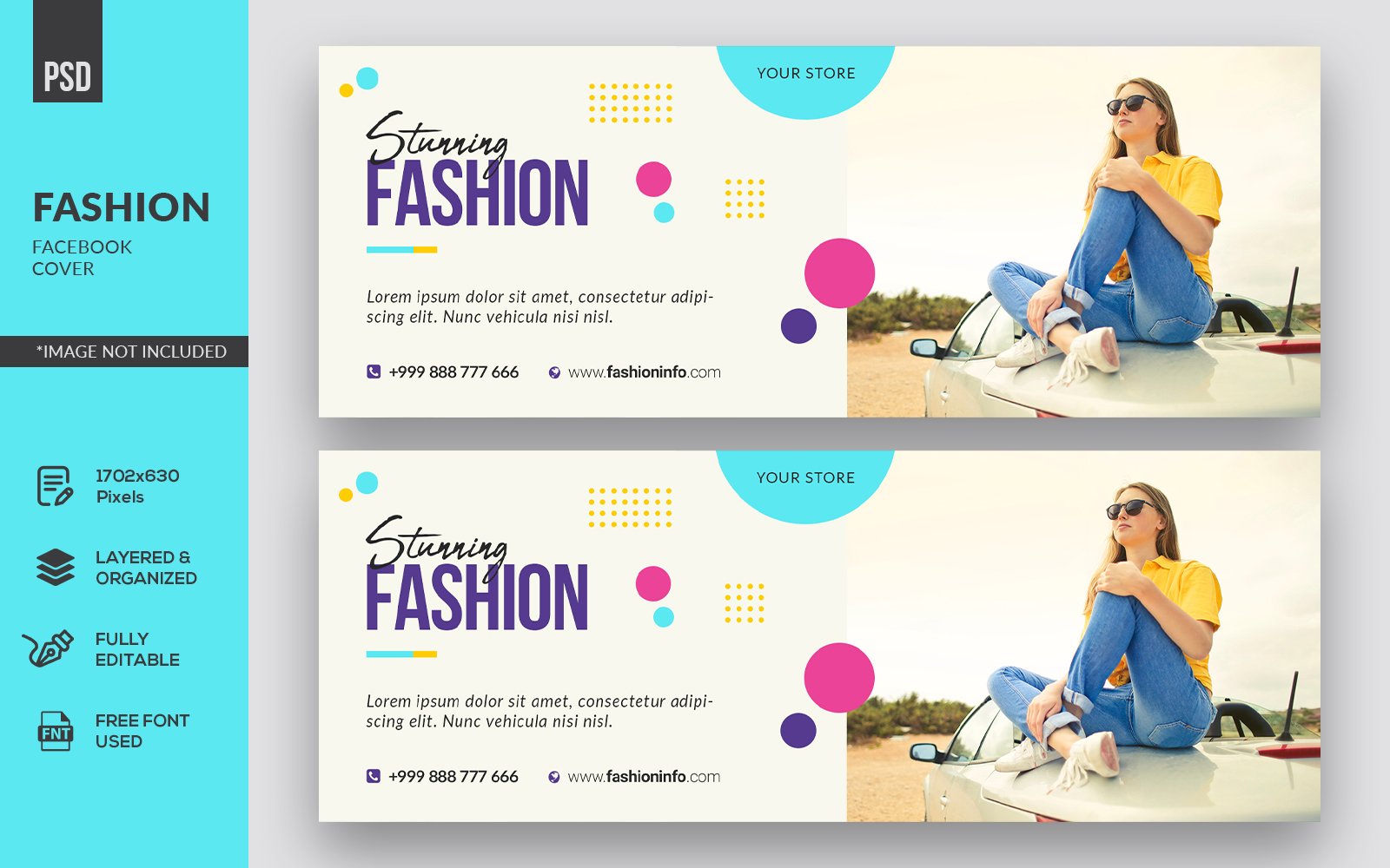 Colorful Fashion Facebook Timeline Cover Social Media