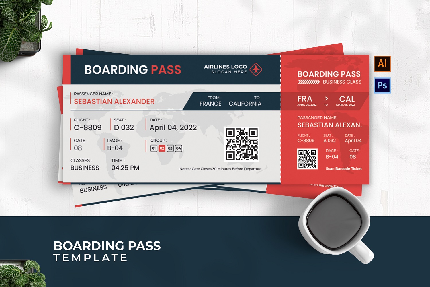 Touring Class Boarding Pass