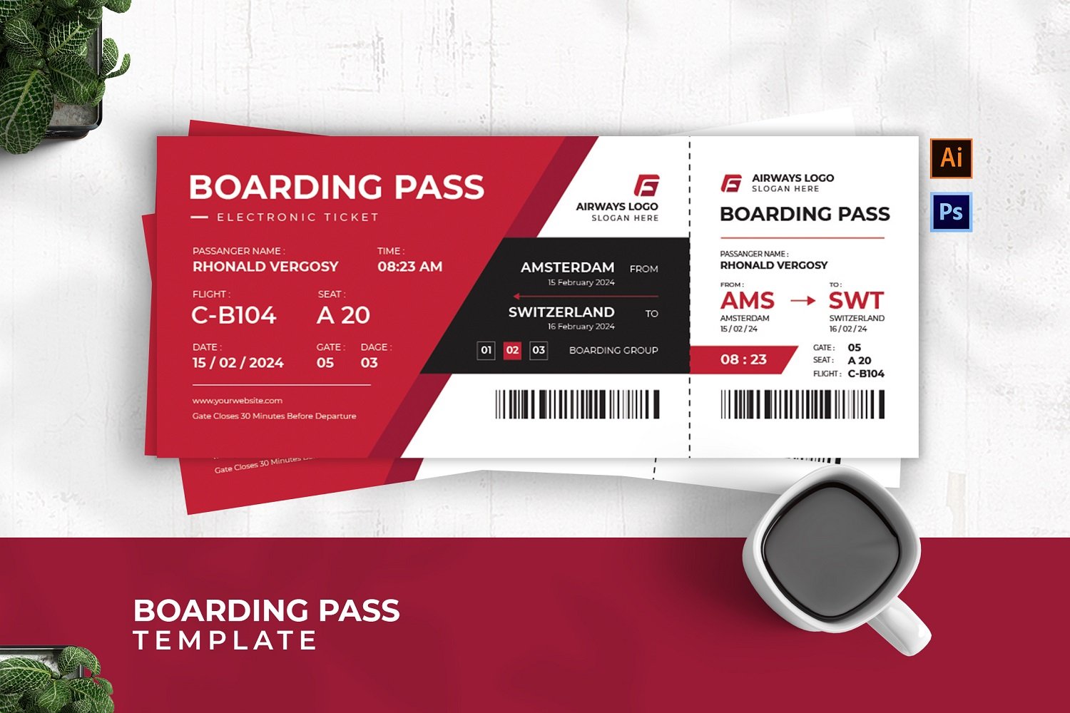 Airways Admit Boarding Pass