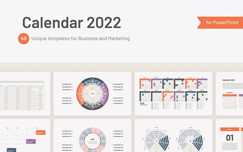 Calendar 2022 Templates For PowerPoint