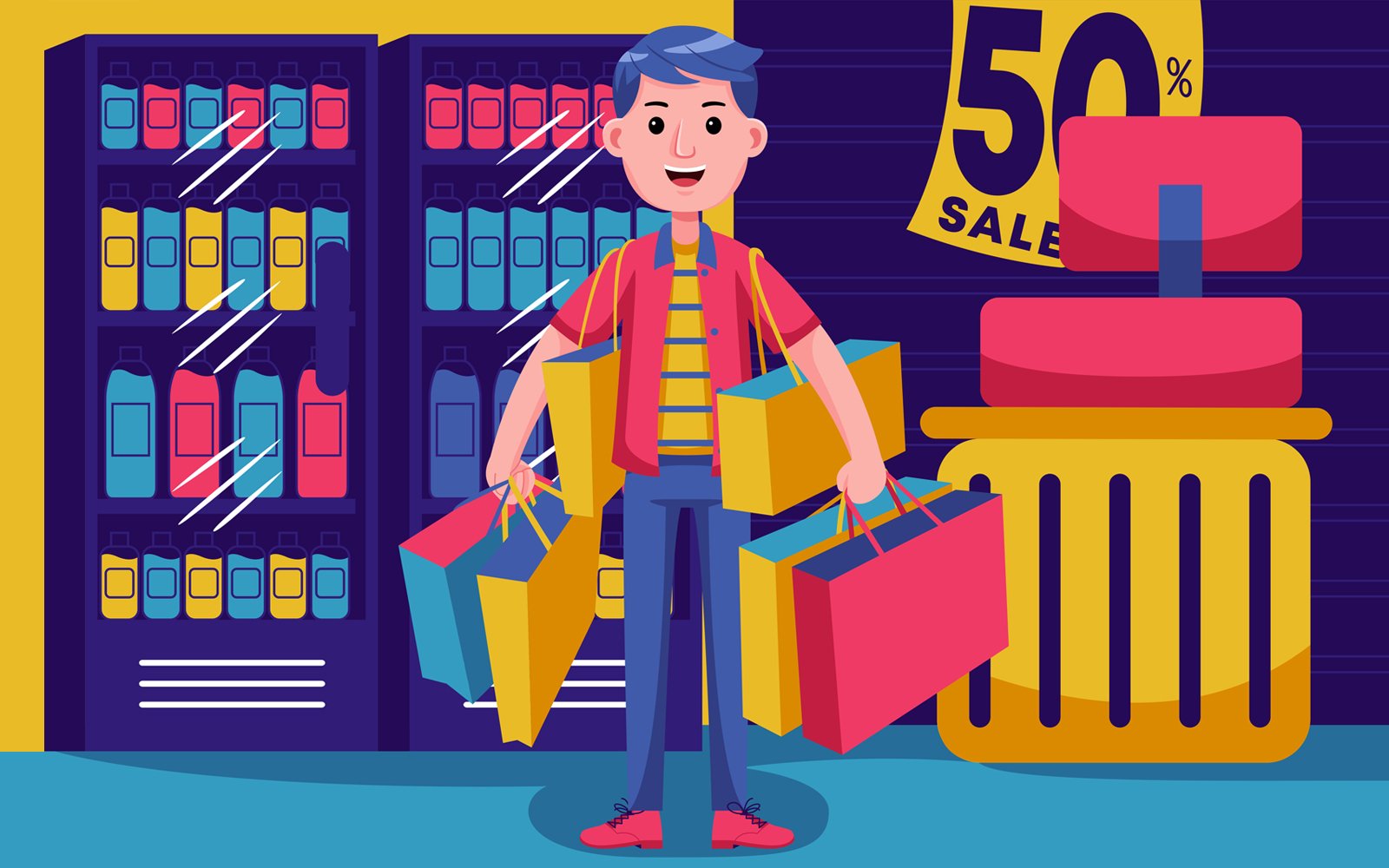 Shopping Vector Illustration #11