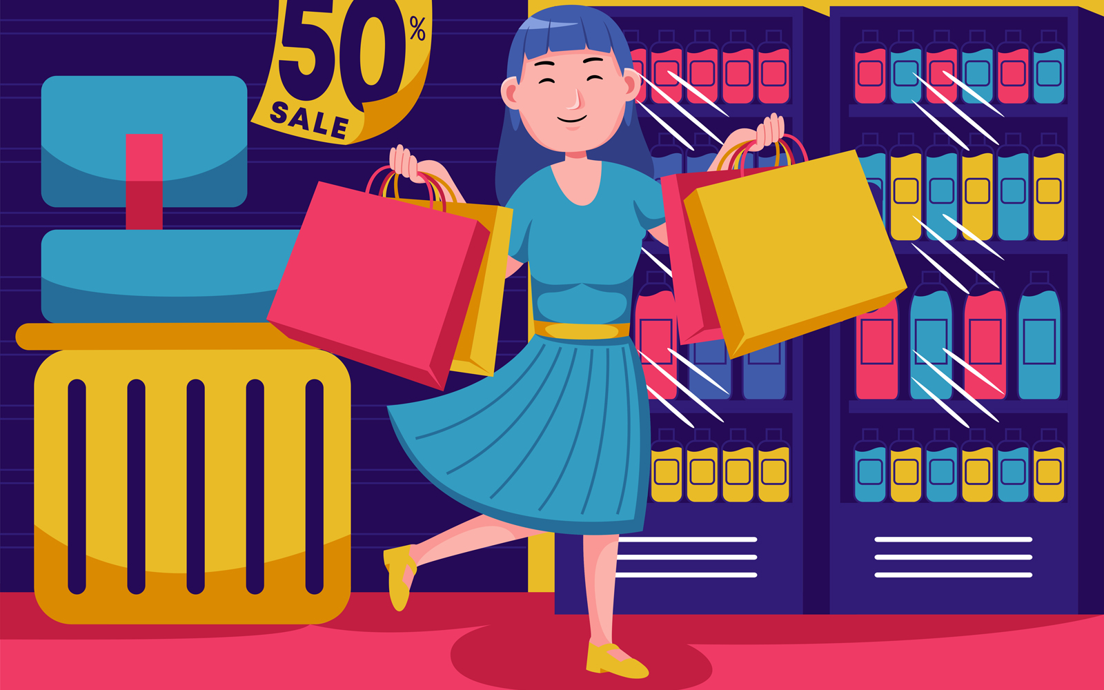 Shopping Vector Illustration #12