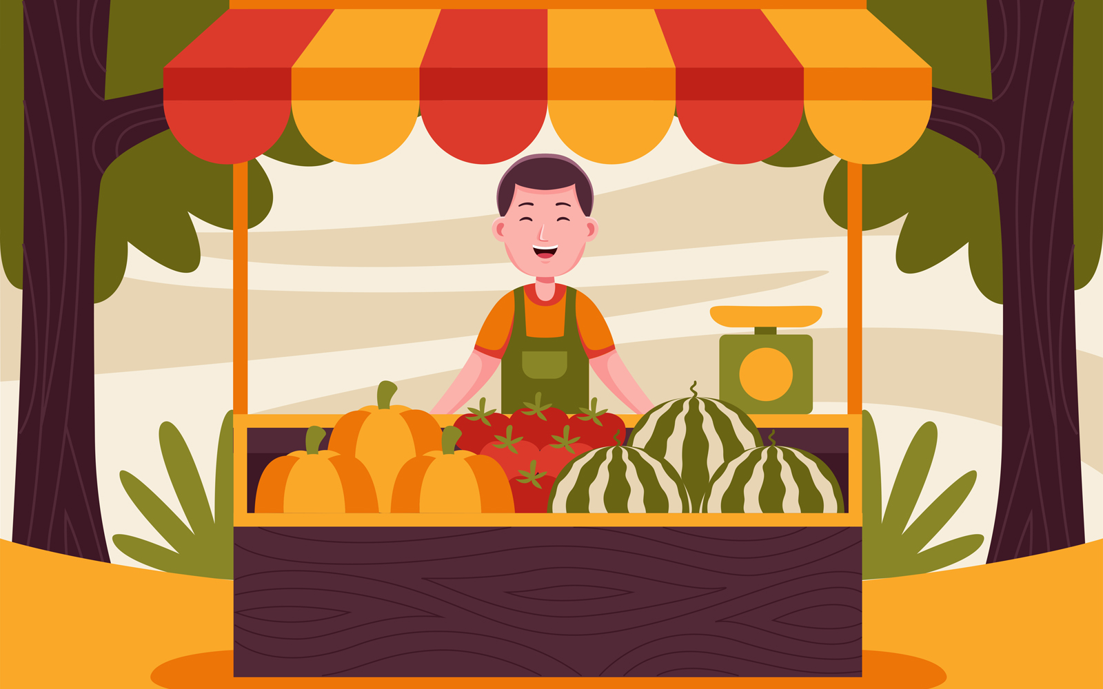 Farm Vector Illustration #10