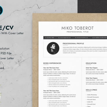 Clean Cover Resume Templates 189156