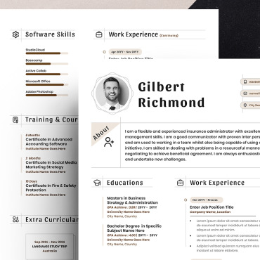 Template Cv Resume Templates 189158