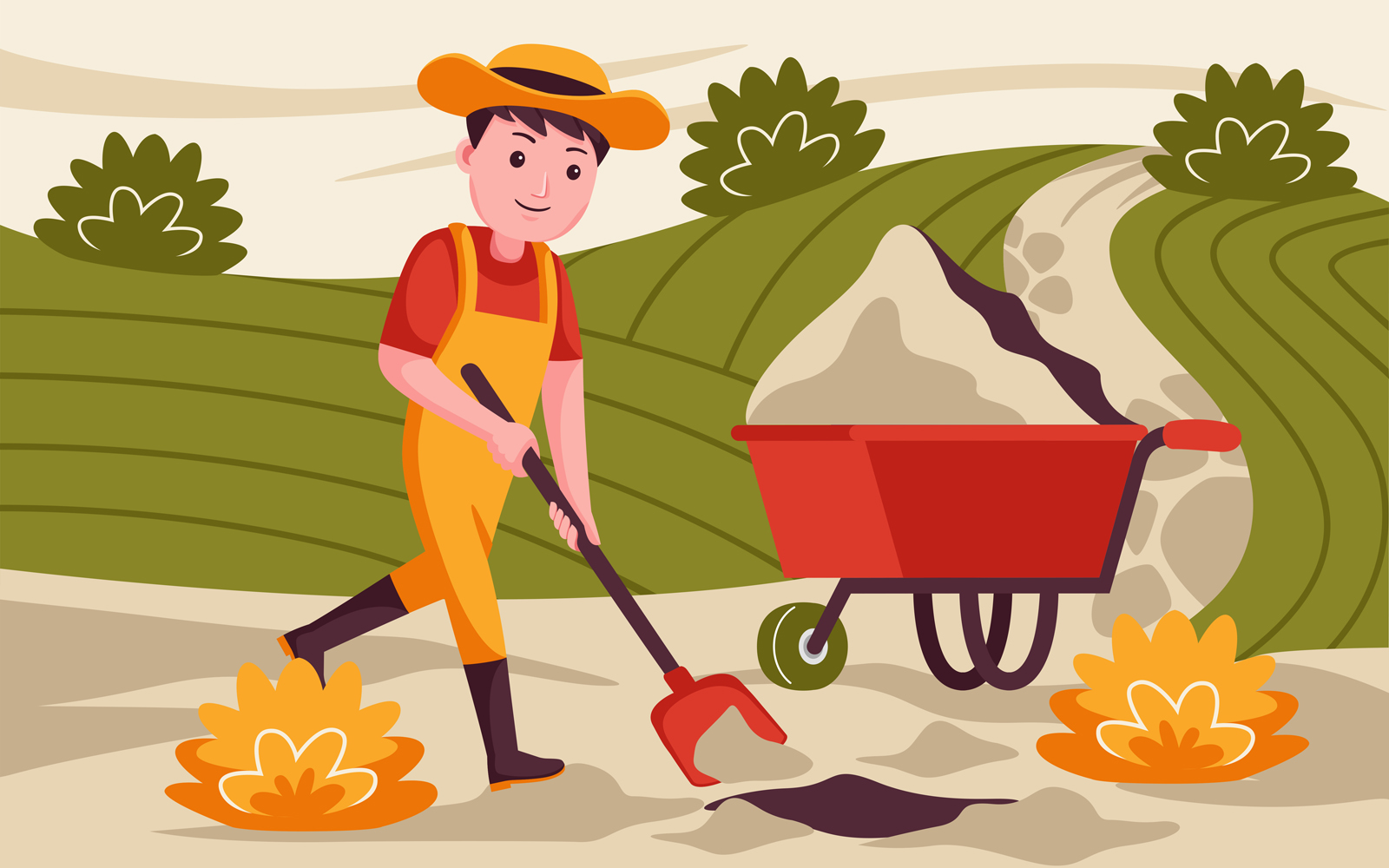 Farm Vector Illustration #14