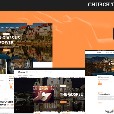 Christian Church Responsive Website Templates 189464