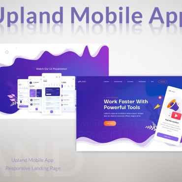 Mobile Landing Landing Page Templates 189511