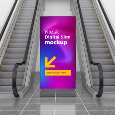 Digital Sign Product Mockups 189642