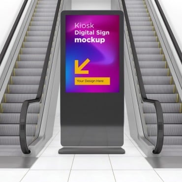 Digital Sign Product Mockups 189643