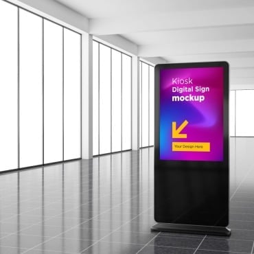 Digital Sign Product Mockups 189661