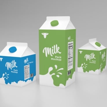 Juice Milk Product Mockups 189669