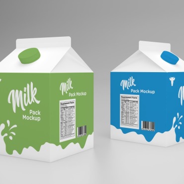 Juice Milk Product Mockups 189670