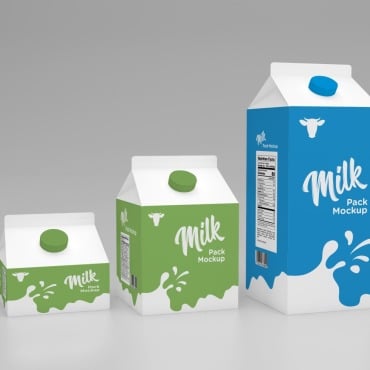 Juice Milk Product Mockups 189674