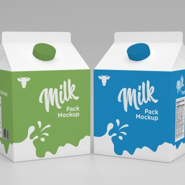 Juice Milk Product Mockups 189677