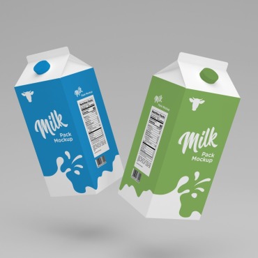 Juice Milk Product Mockups 189678