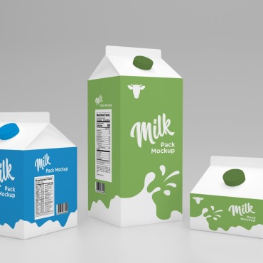 Juice Milk Product Mockups 189680