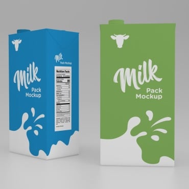 Juice Milk Product Mockups 189683