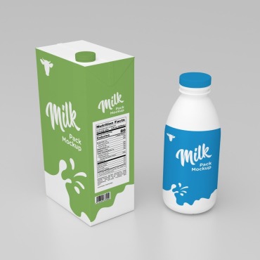 Juice Milk Product Mockups 189692