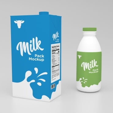 Juice Milk Product Mockups 189693