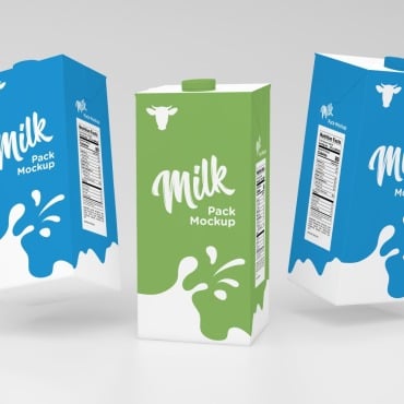 Juice Milk Product Mockups 189703