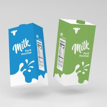 Juice Milk Product Mockups 189704